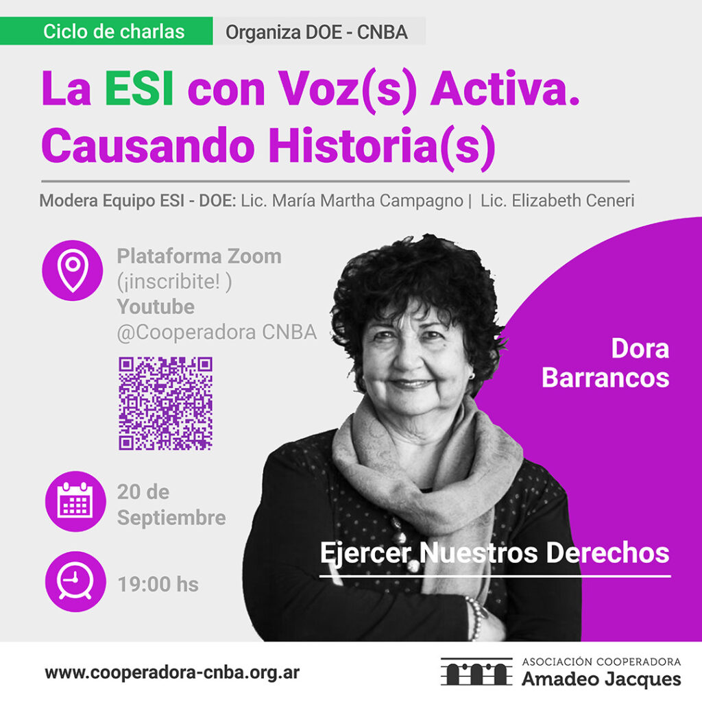 La ESI con voz activa - Dora Barrancos