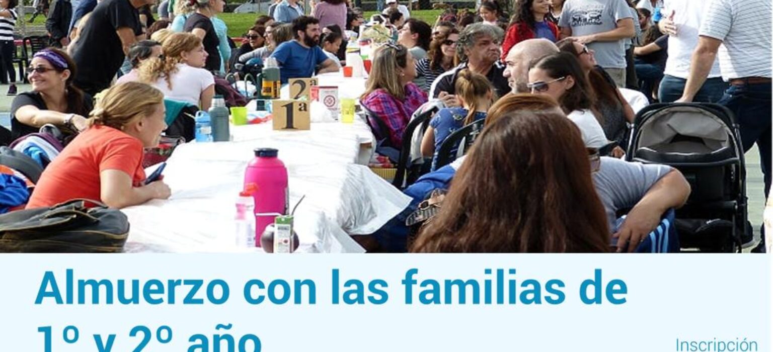 Almuerzo con las familias de 1º y 2º año