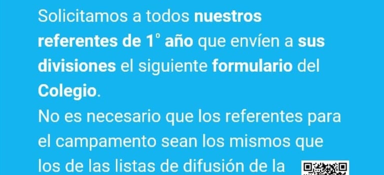 Campamento primer año