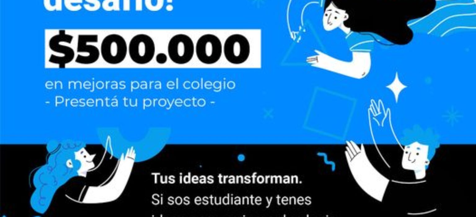 Nuevo concurso "Tu Colegio, Tu Proyecto"